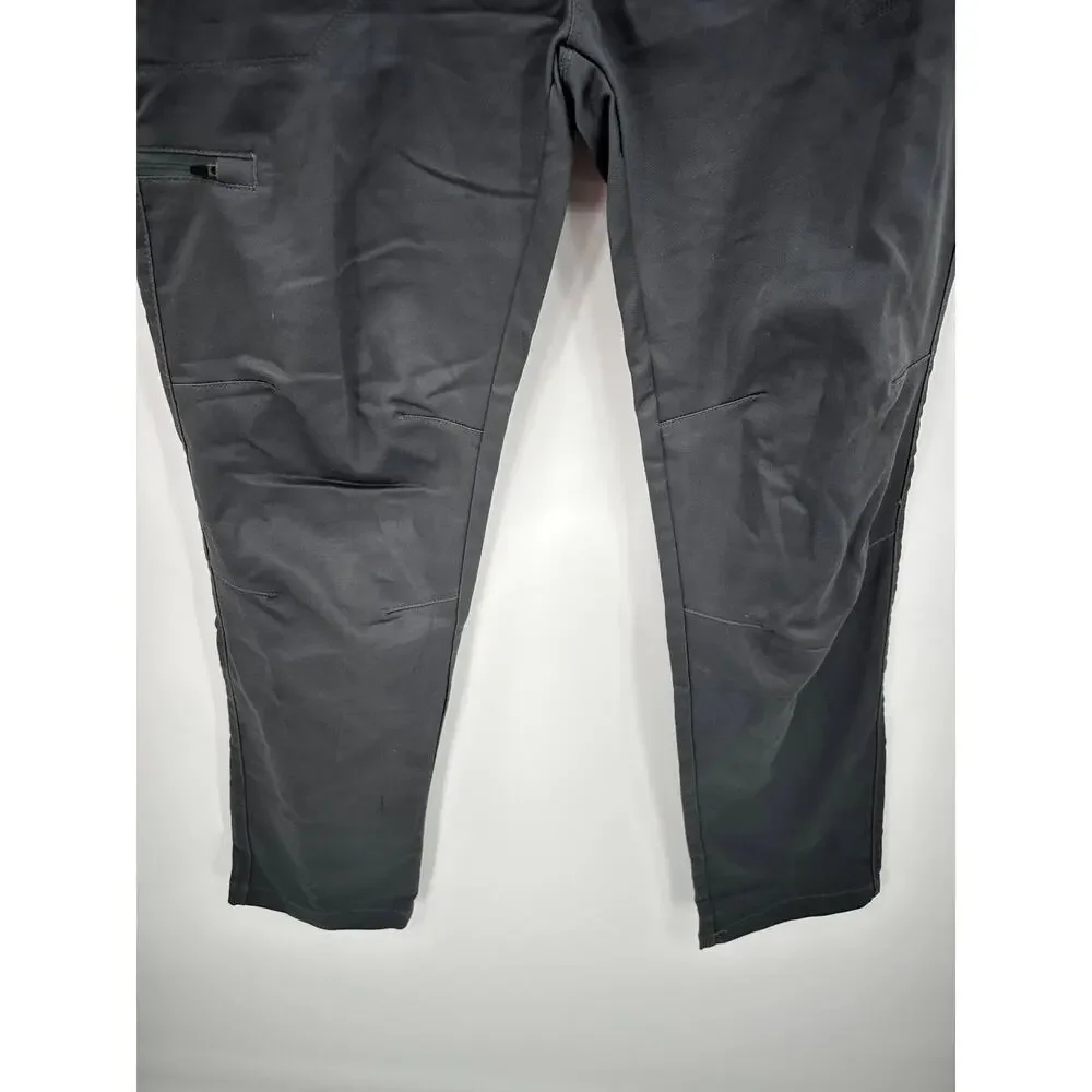 Lake & Trail Mens Hiker Pants‎ Size 36 NWT Gray Belted Cargo Outdoor Casual